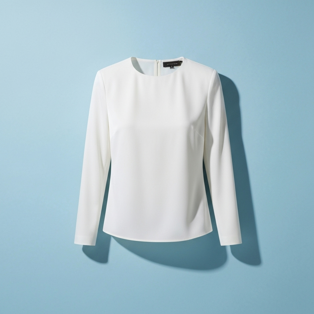 Minimalist Silk Blouse 2